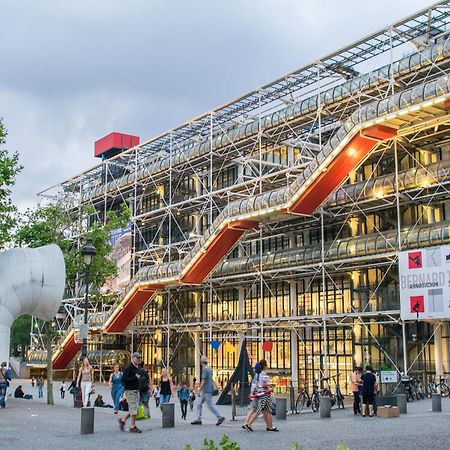 New Stunning 4 Bdrs Apt, With Ac - Le Marais 巴黎 外观 照片