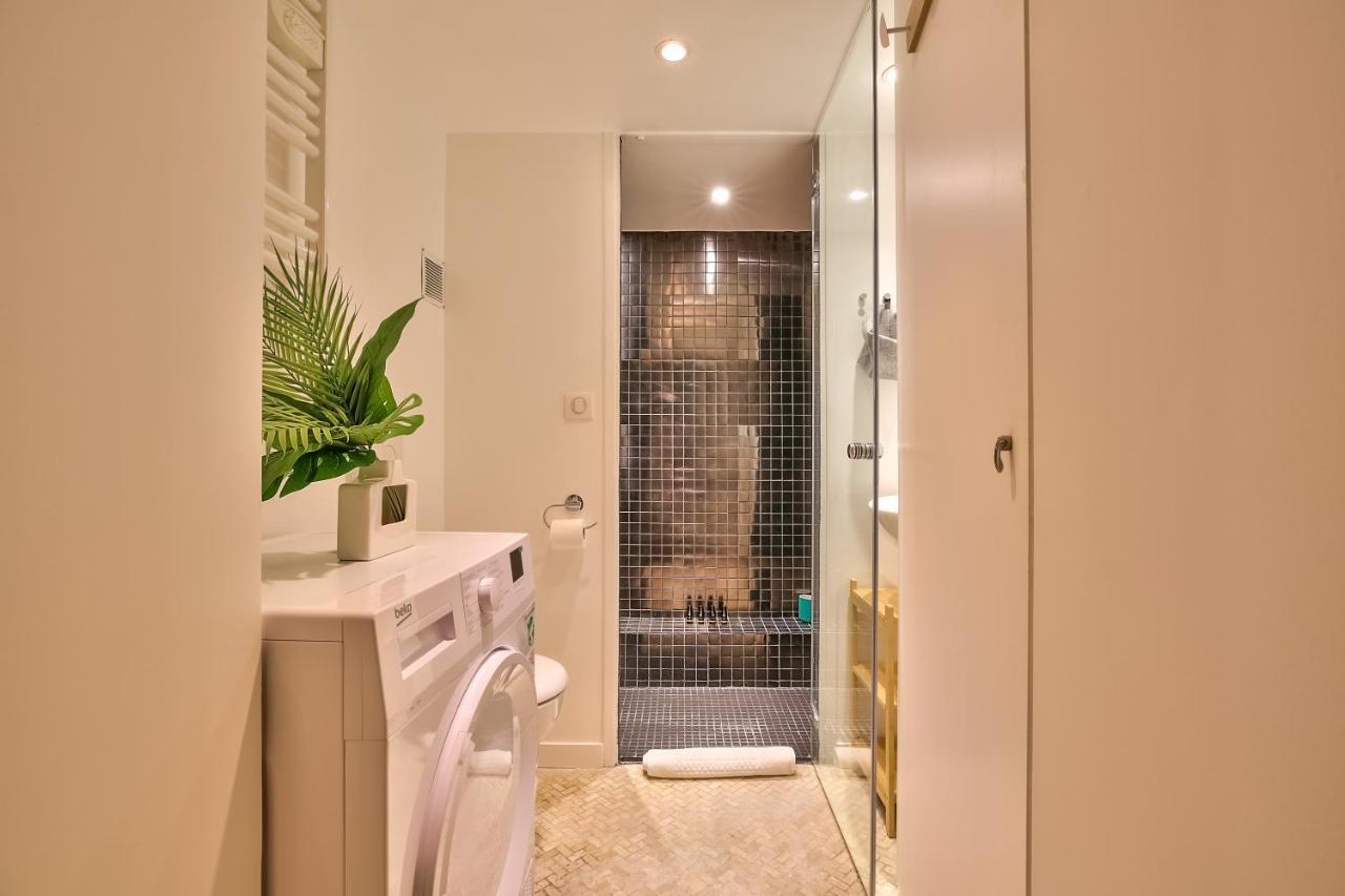 New Stunning 4 Bdrs Apt, With Ac - Le Marais 巴黎 外观 照片