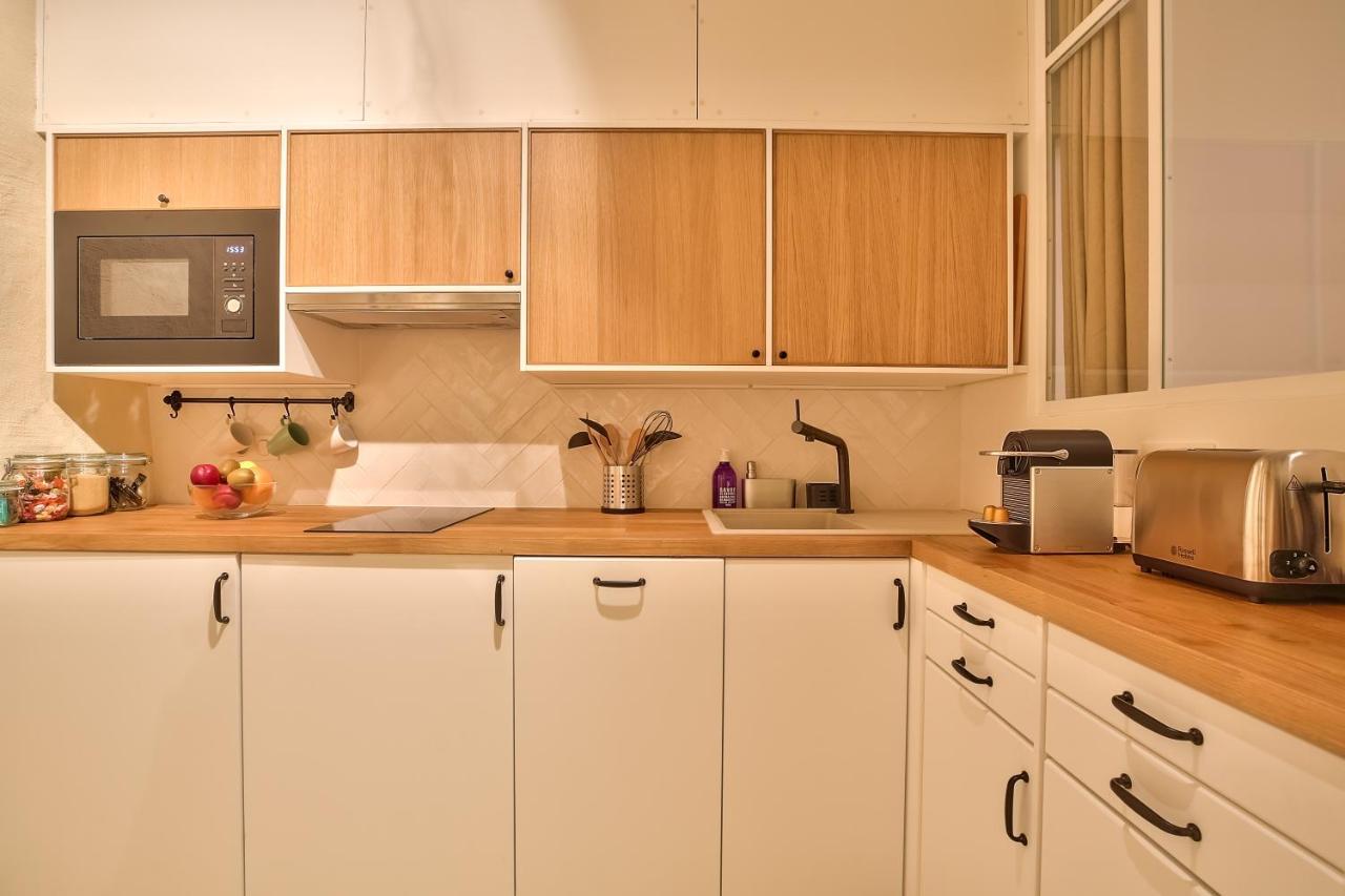 New Stunning 4 Bdrs Apt, With Ac - Le Marais 巴黎 外观 照片