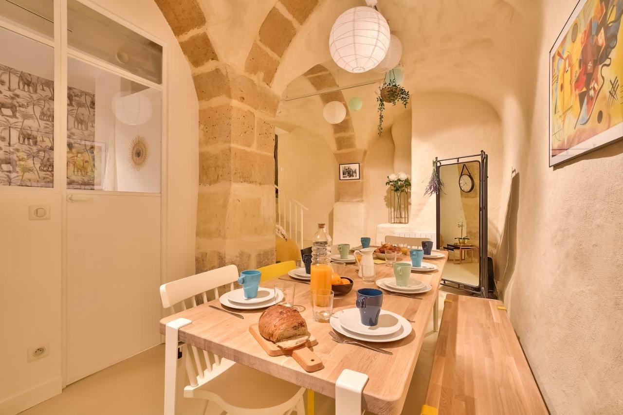 New Stunning 4 Bdrs Apt, With Ac - Le Marais 巴黎 外观 照片