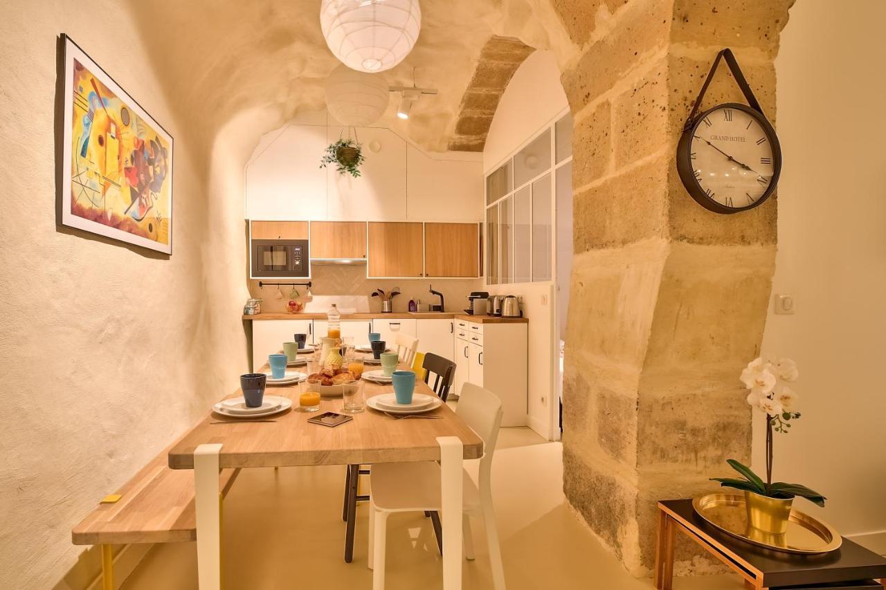 New Stunning 4 Bdrs Apt, With Ac - Le Marais 巴黎 外观 照片