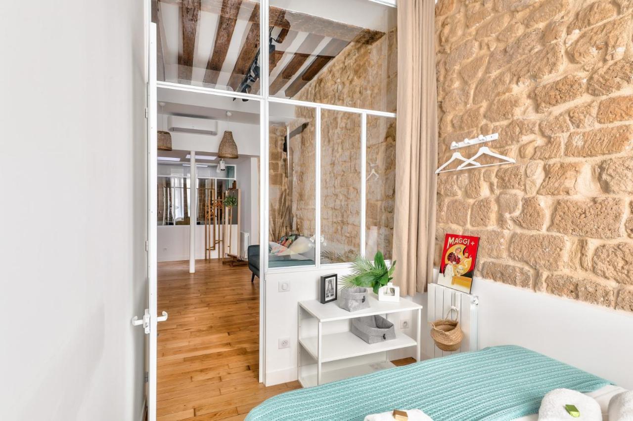 New Stunning 4 Bdrs Apt, With Ac - Le Marais 巴黎 外观 照片